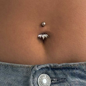 Aura Bauchnabelpiercing | Gold | Silber - Piercd