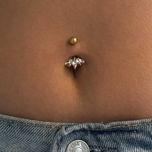 Aura Bauchnabelpiercing | Gold | Silber - Piercd
