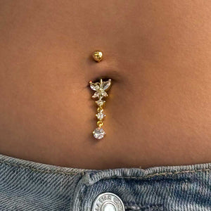 Butterfly Bauchnabelpiercing | Gold | Silber - Piercd