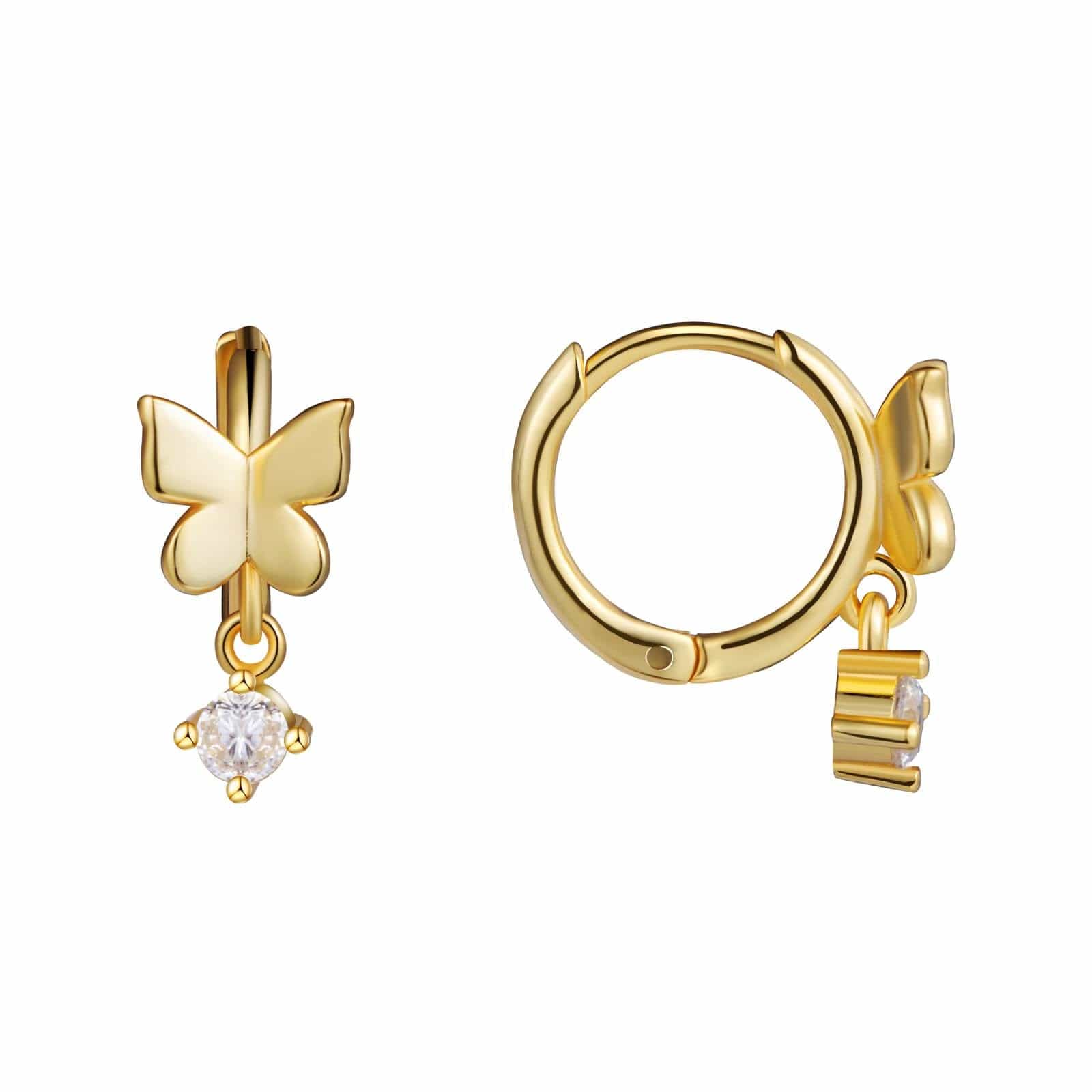 Butterfly Ohrringe | Gold - Piercd