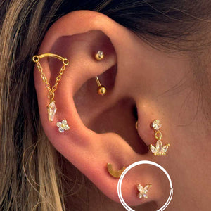 Butterfly Ohrstecker | Gold | Silber - Piercd