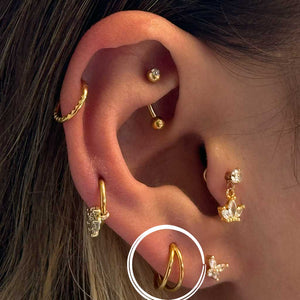 Crush Ohrringe | Gold | Silber - Piercd