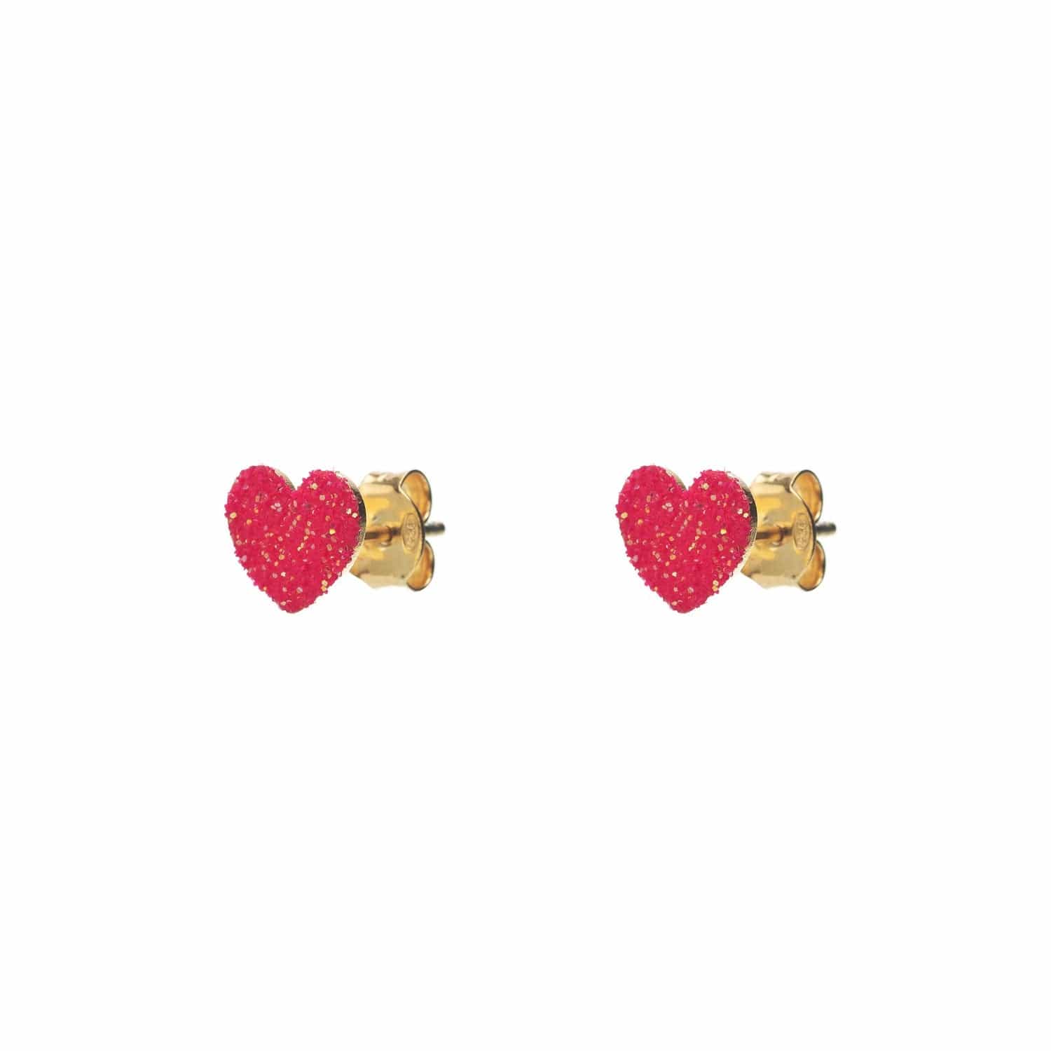 Flashy Glitter Ohrstecker | Gold - Piercd