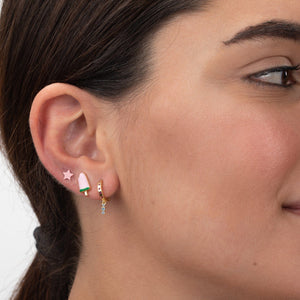 Flashy Icecream Ohrstecker | Gold - Piercd