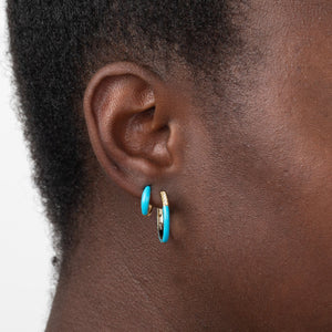 Flashy Sparkling Ohrringe | Gold | Emaille - Piercd