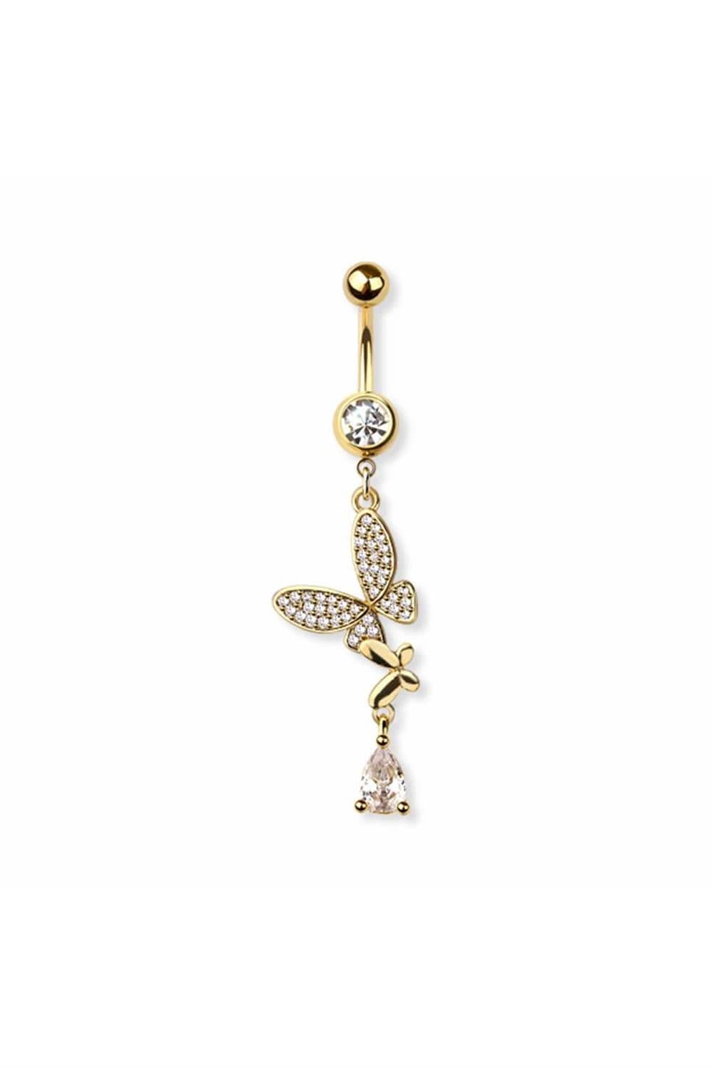Fly me Bauchnabelpiercing | Gold | Silber - Piercd