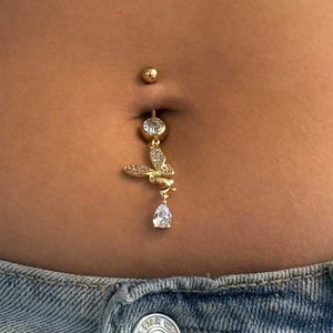 Fly me Bauchnabelpiercing | Gold | Silber - Piercd