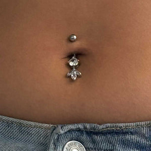 Gaze Bauchnabelpiercing | Gold | Silber - Piercd