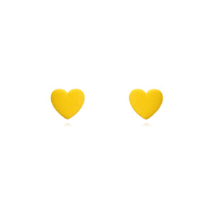 Flashy Hearts Ohrstecker | Gold - Piercd