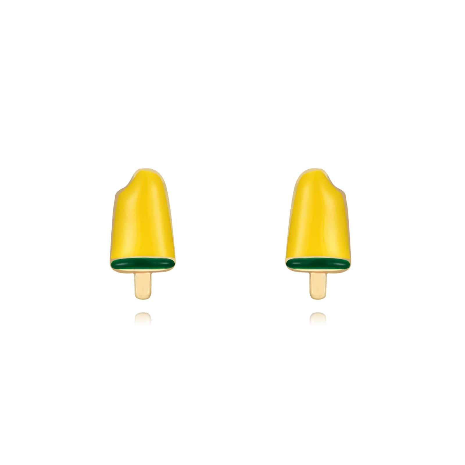 Flashy Icecream Ohrstecker | Gold - Piercd