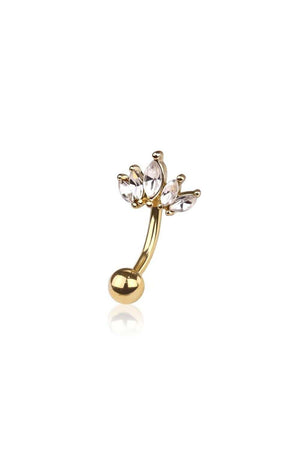Aura Bauchnabelpiercing | Gold | Silber - Piercd