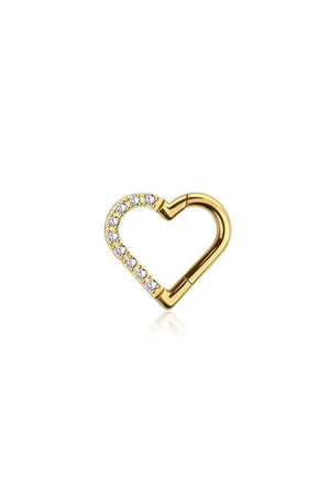 The Heart Ohrring | Gold | Silber - Piercd