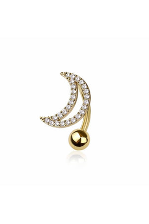 Moonie Bauchnabelpiercing | Gold | Silber - Piercd