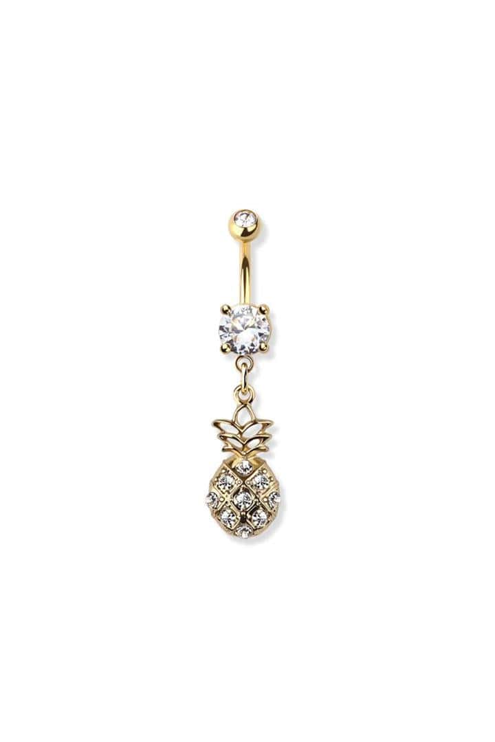Pineapple Bauchnabelpiercing | Gold | Silber - Piercd