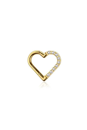 The Heart Ohrring | Gold | Silber - Piercd