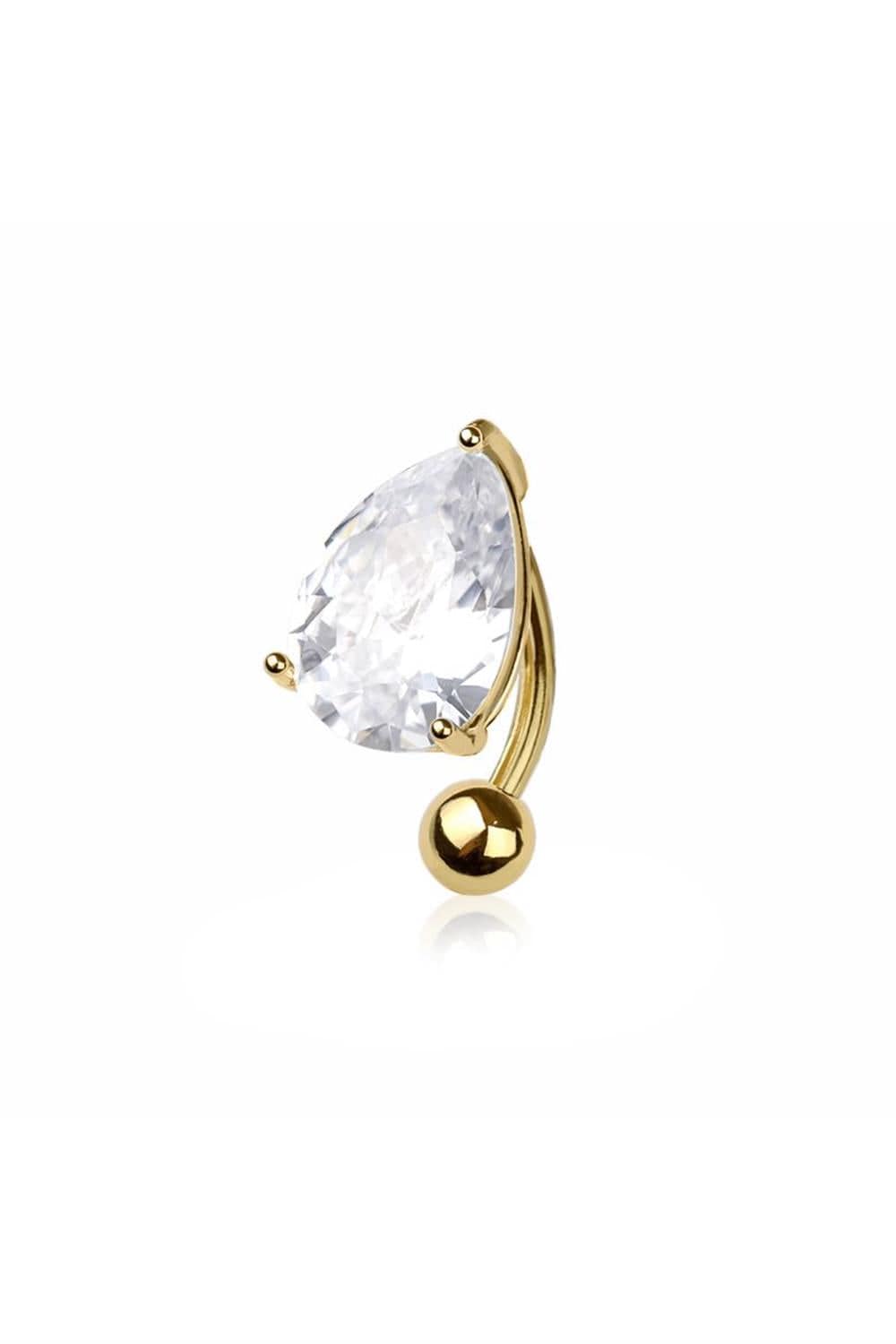 Tear Drop Bauchnabelpiercing | Gold | Silber - Piercd