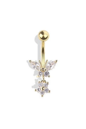 The Butterfly Bauchnabelpiercing | Gold | Silber - Piercd