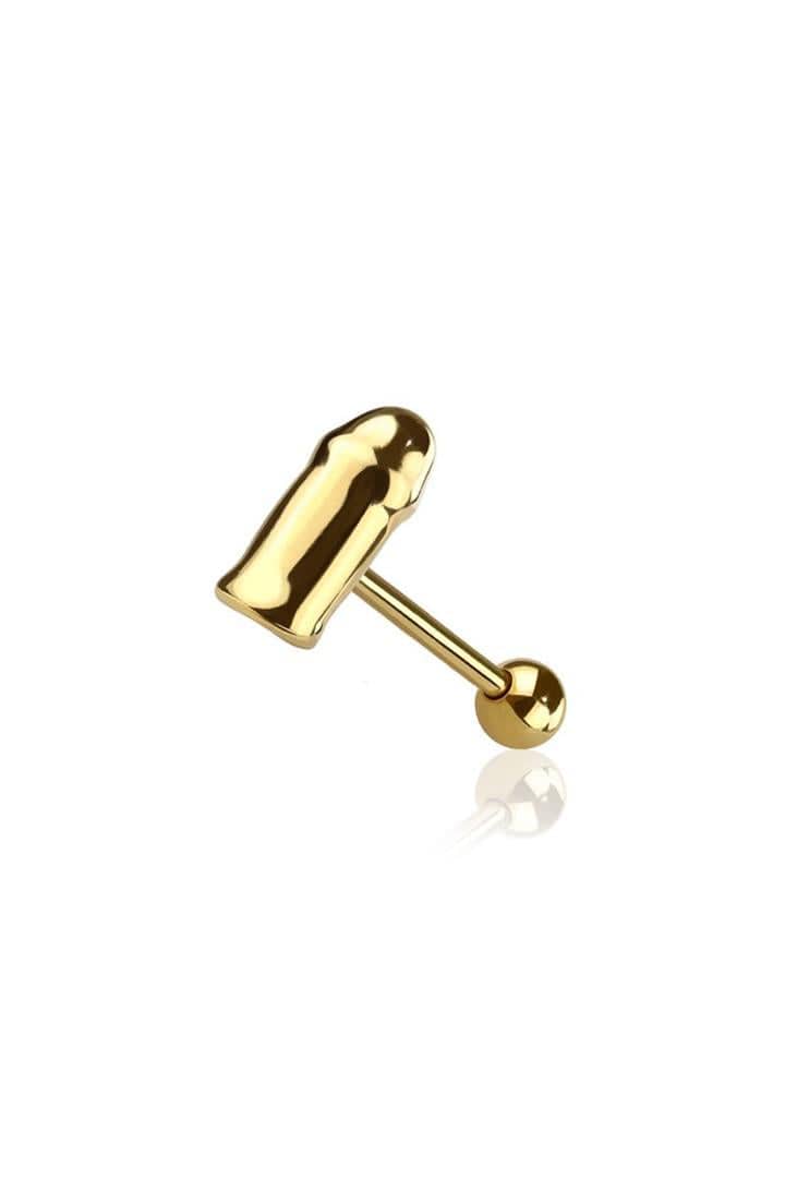 The P-n-s Zungenpiercing | Gold | Silber - Piercd