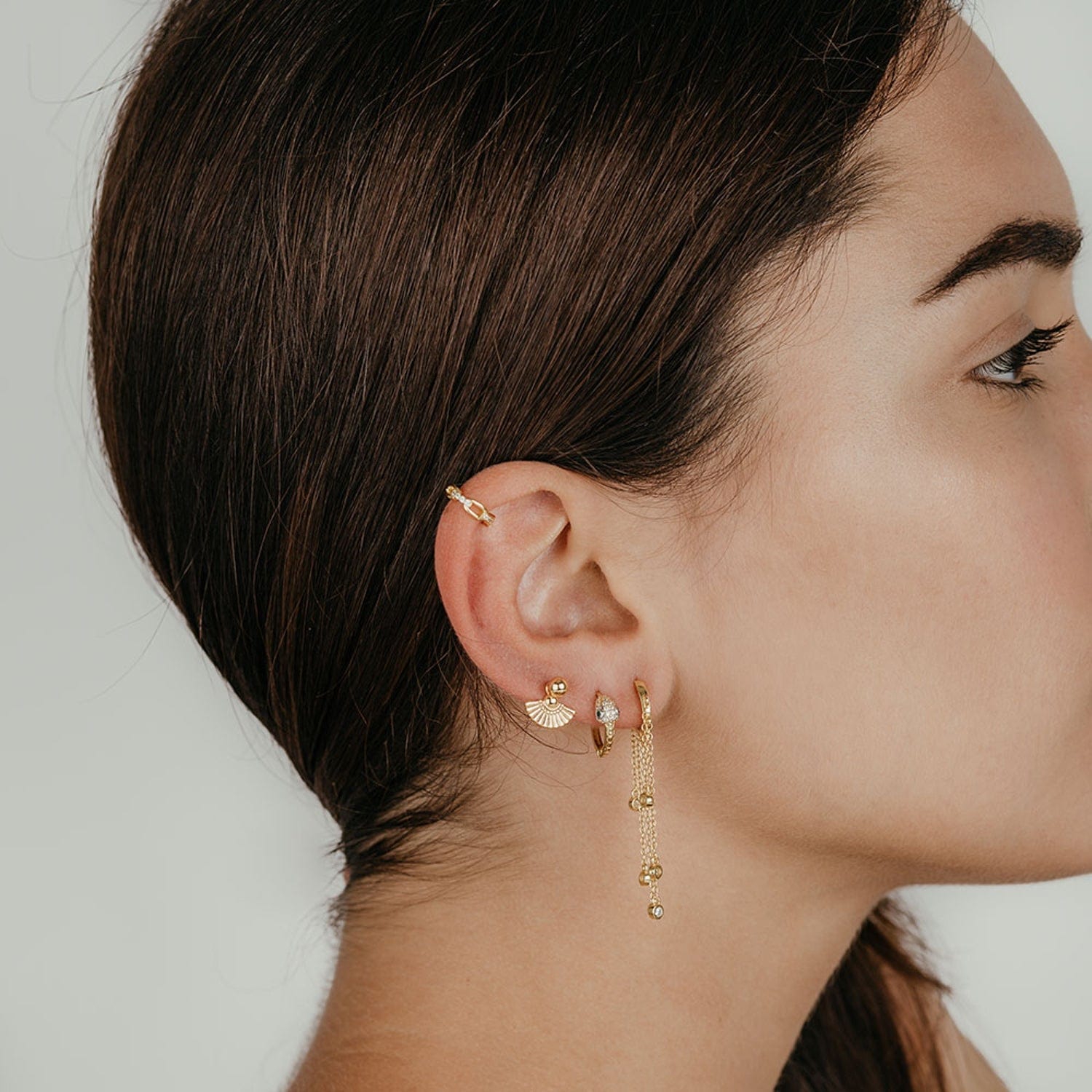 Golden Snake Ohrringe | Gold - Piercd