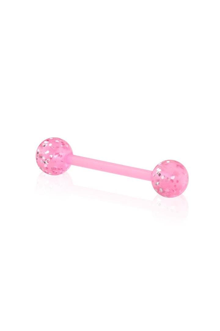 Halo Bio-Flex Piercing | Pink | Weiß - Piercd