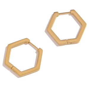 Hexa Ohrringe | Gold - Piercd