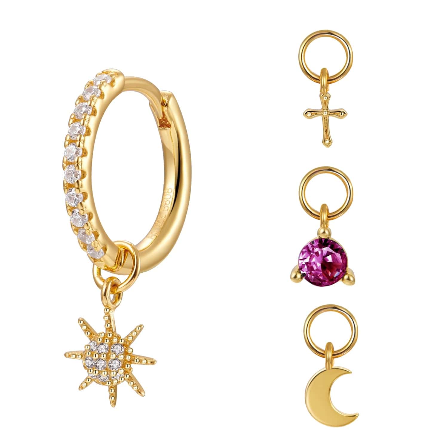 Honu Charms Set | Gold | 4 Charms - Piercd