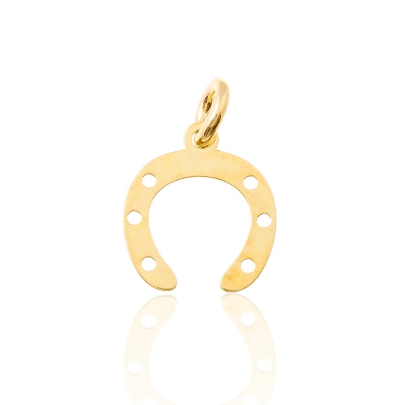 Hufeisen Charm | Gold | Einzeln - Piercd