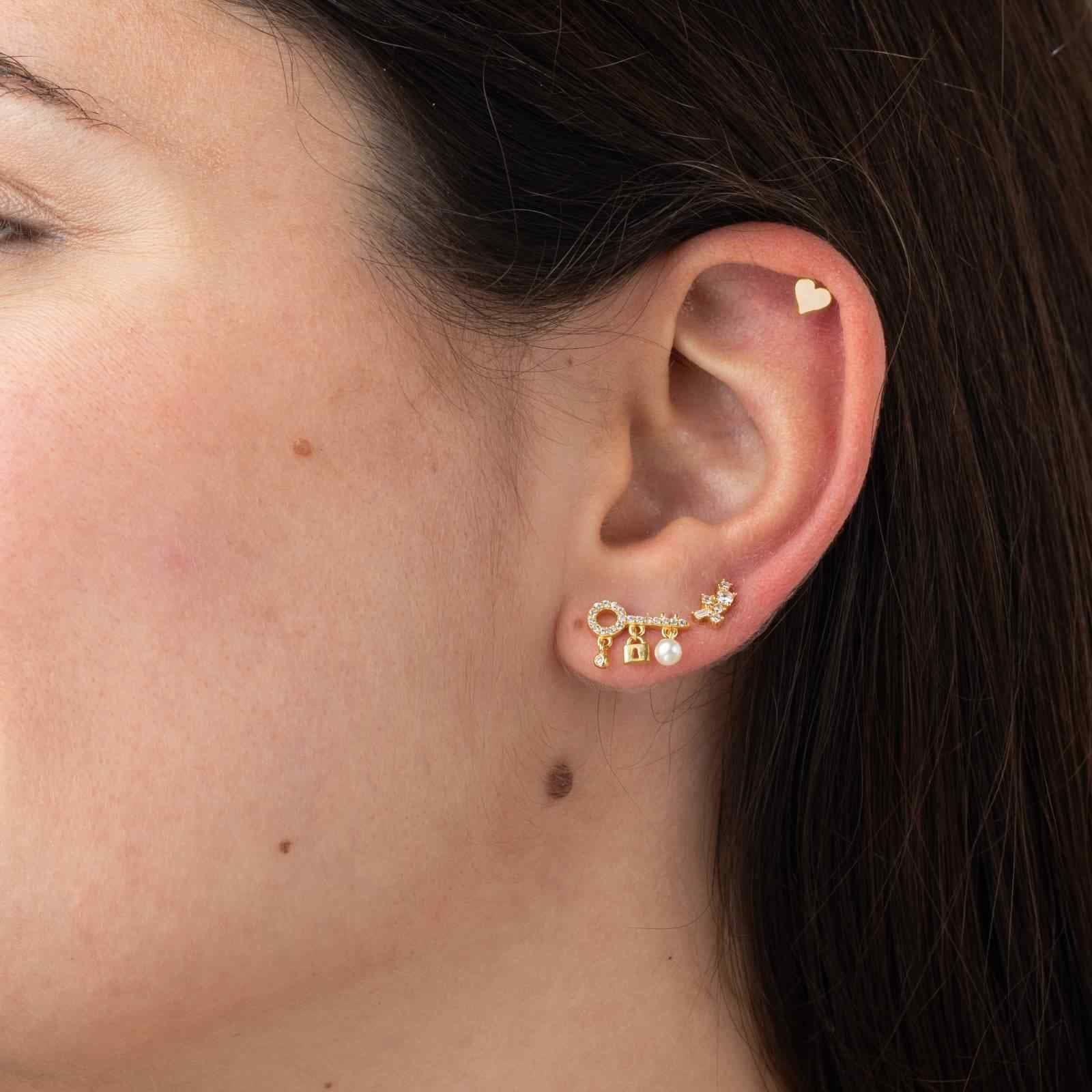 Keyo Ohrringe | Gold - Piercd