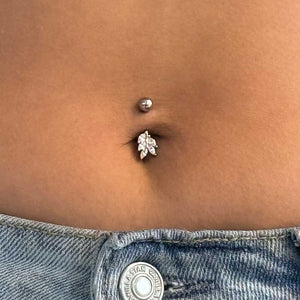 Leaf Bauchnabelpiercing | Gold | Silber - Piercd