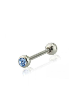 The Crystal Piercing | Light Blue | Pink - Piercd