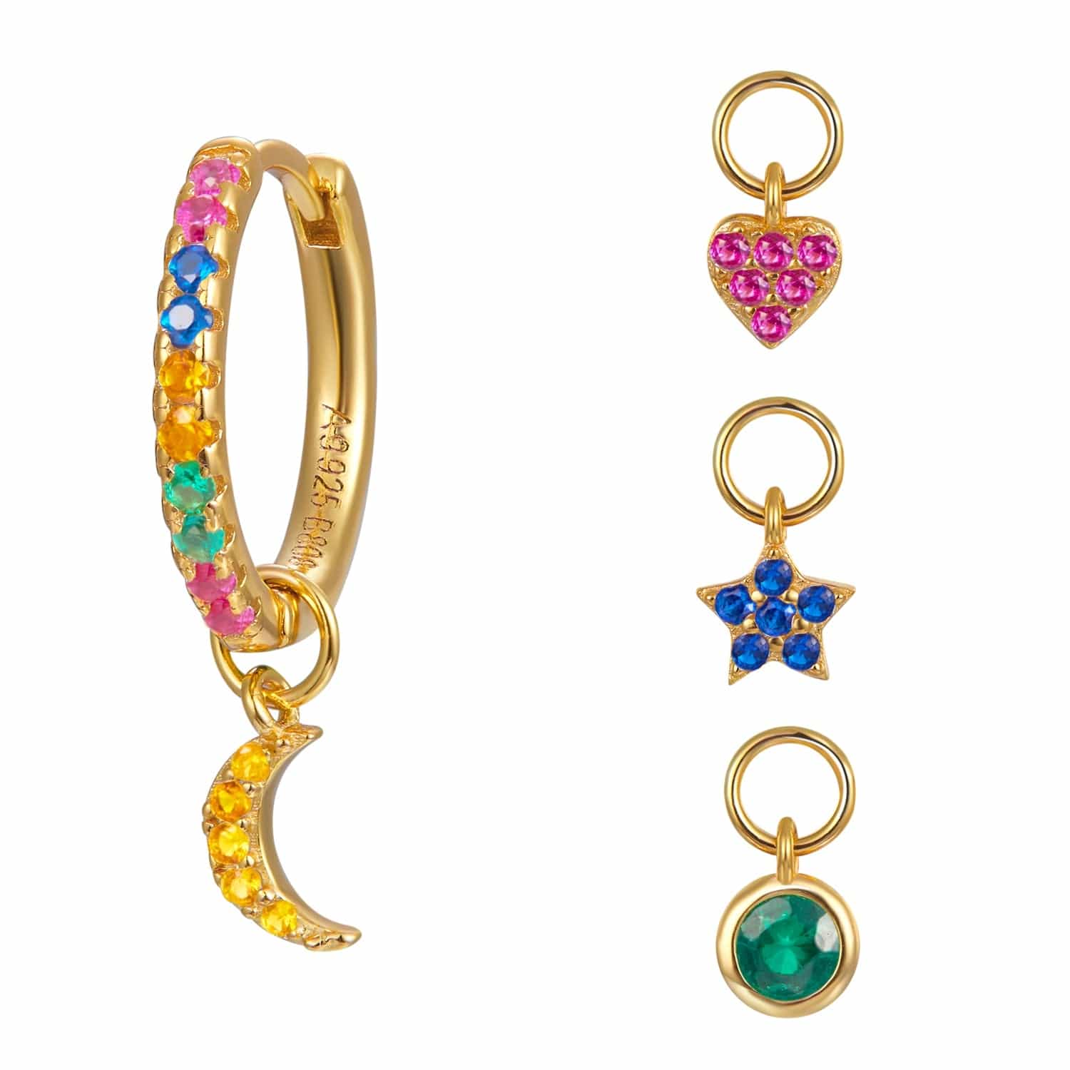 Lokahi Charms Set | Gold | 4 Charms - Piercd