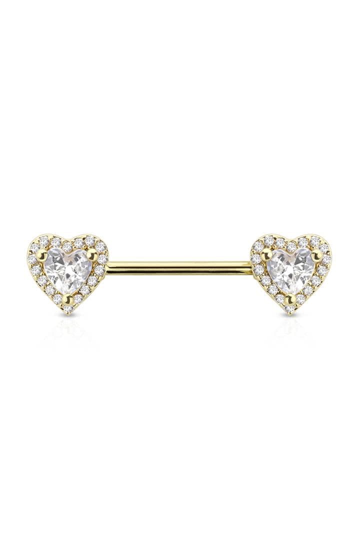 Love Brustwarzenpiercing | Gold | Silber - Piercd