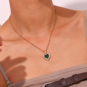 Lumine Heart Halskette | Gold - Piercd