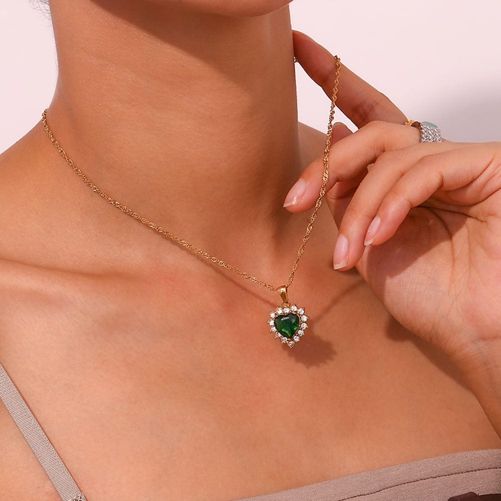 Lumine Heart Halskette | Gold - Piercd