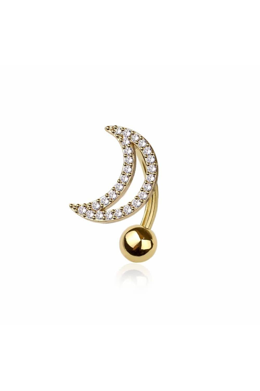 Moonie Bauchnabelpiercing | Gold | Silber - Piercd
