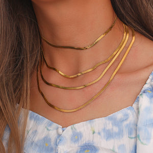 Nahele Halskette | Gold | 4 versch. Größen - Piercd