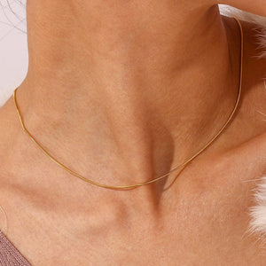 Omega Halskette | Gold | 3 Größen - Piercd