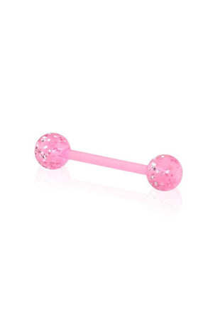 Halo Bio-Flex Piercing | Pink | Weiß - Piercd