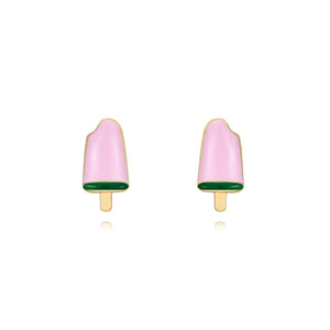 Flashy Icecream Ohrstecker | Gold - Piercd