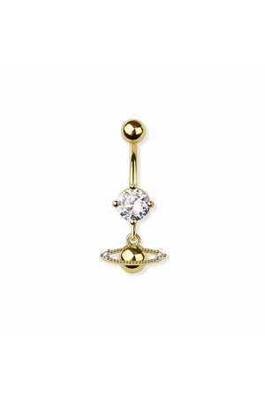 Saturn Bauchnabelpiercing | Gold - Piercd