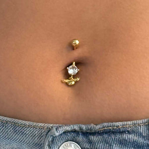 Saturn Bauchnabelpiercing | Gold - Piercd