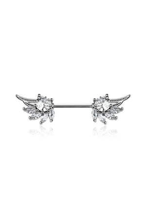 Angel Wing Brustwarzenpiercing | Gold | Silber - Piercd