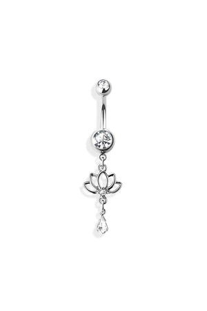 Lotus Bauchnabelpiercing | Gold | Silber - Piercd