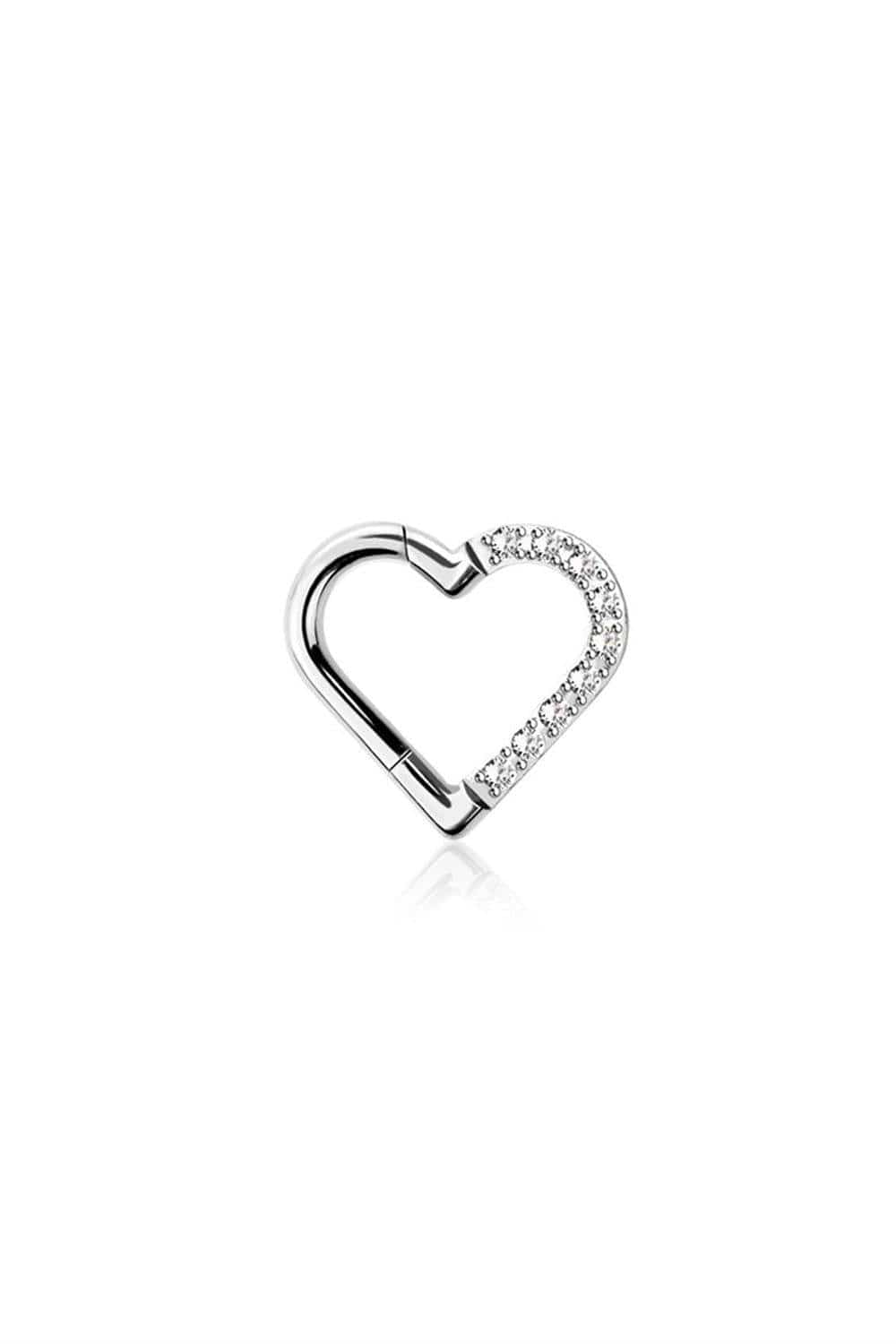 The Heart Ohrring | Gold | Silber - Piercd