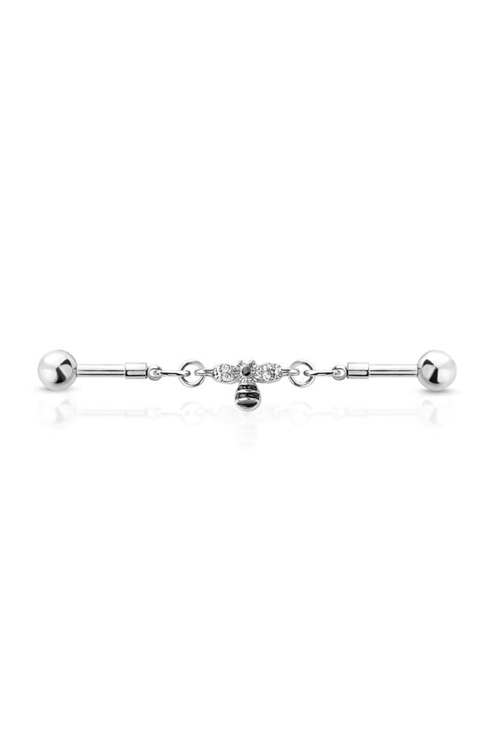 The Bee Chain Industrial | Gold | Silber - Piercd