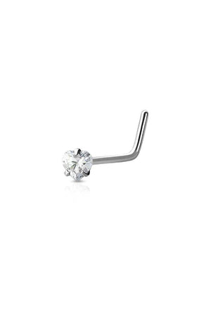 The L Heart Nasenpiercing | Gold | Silber - Piercd