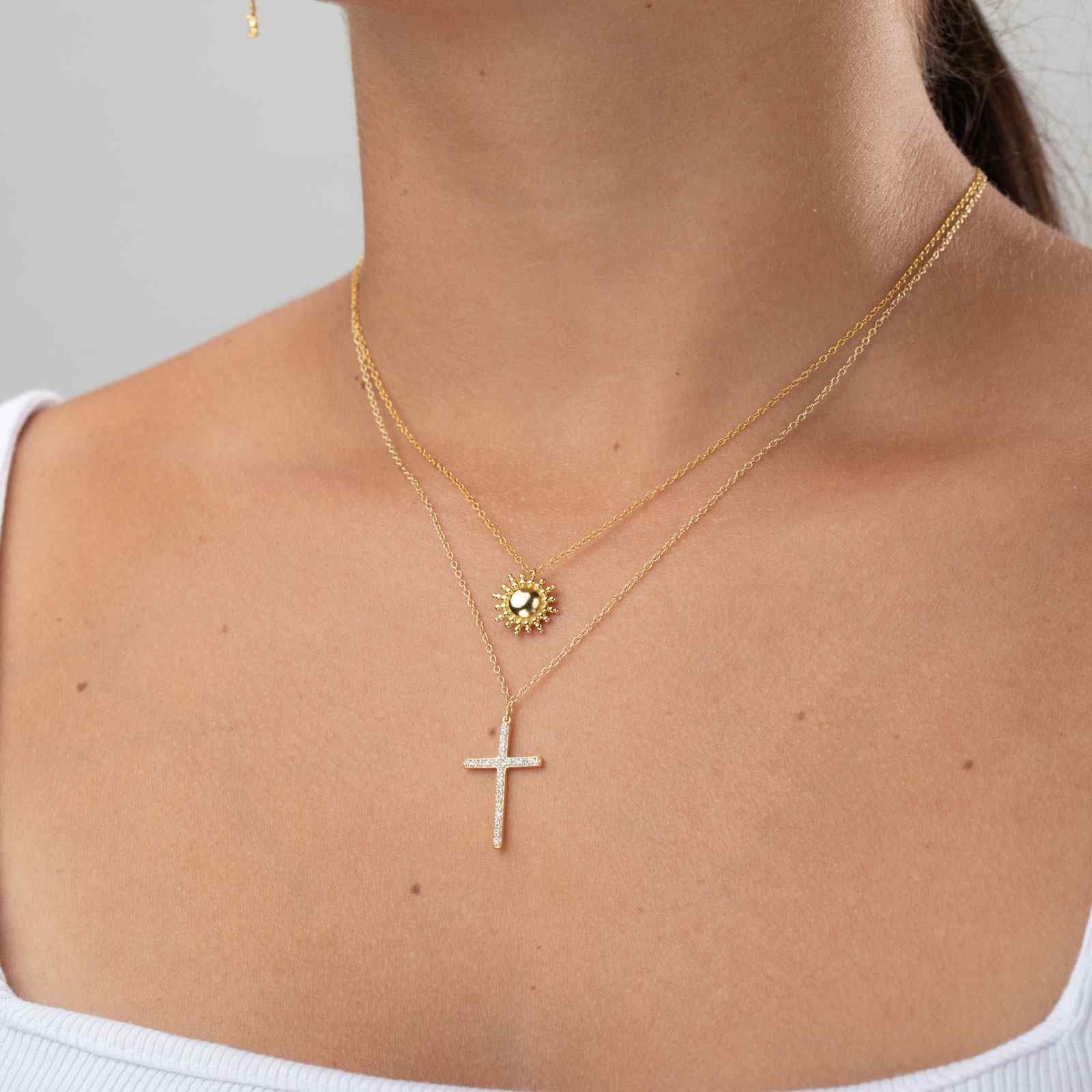 Solara No.2 Halskette | Gold - Piercd