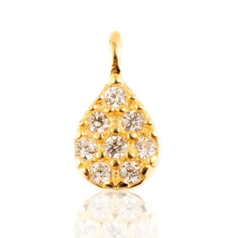 Tear Charm | Gold | Einzeln - Piercd