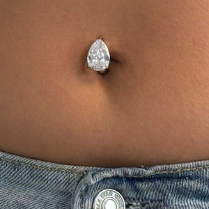 Tear Drop Bauchnabelpiercing | Gold | Silber - Piercd