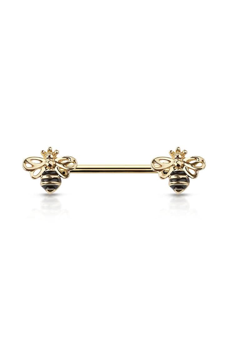 The Bee Brustwarzenpiercing | Gold - Piercd